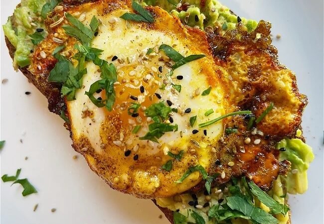 Avocado Toast with Curry Egg