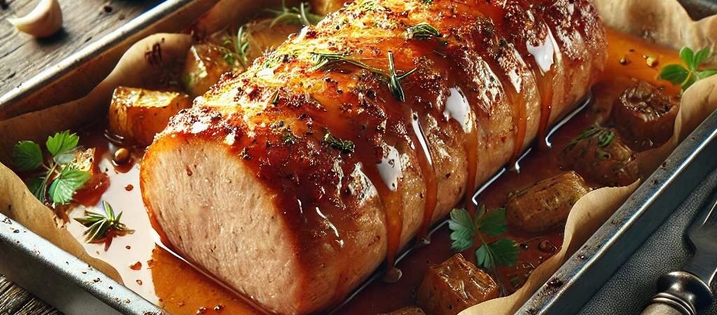 Pork Tenderloin with Honey and Mustard